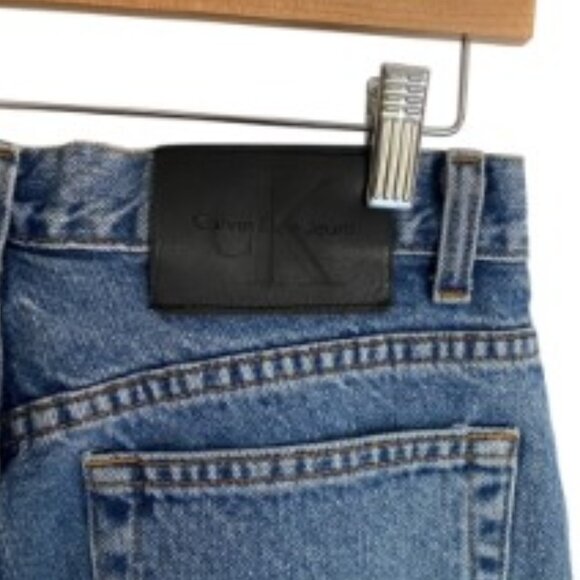 Calvin Klein Low Rider Jeans in Double Stone Wash 8 - Picture 4 of 5